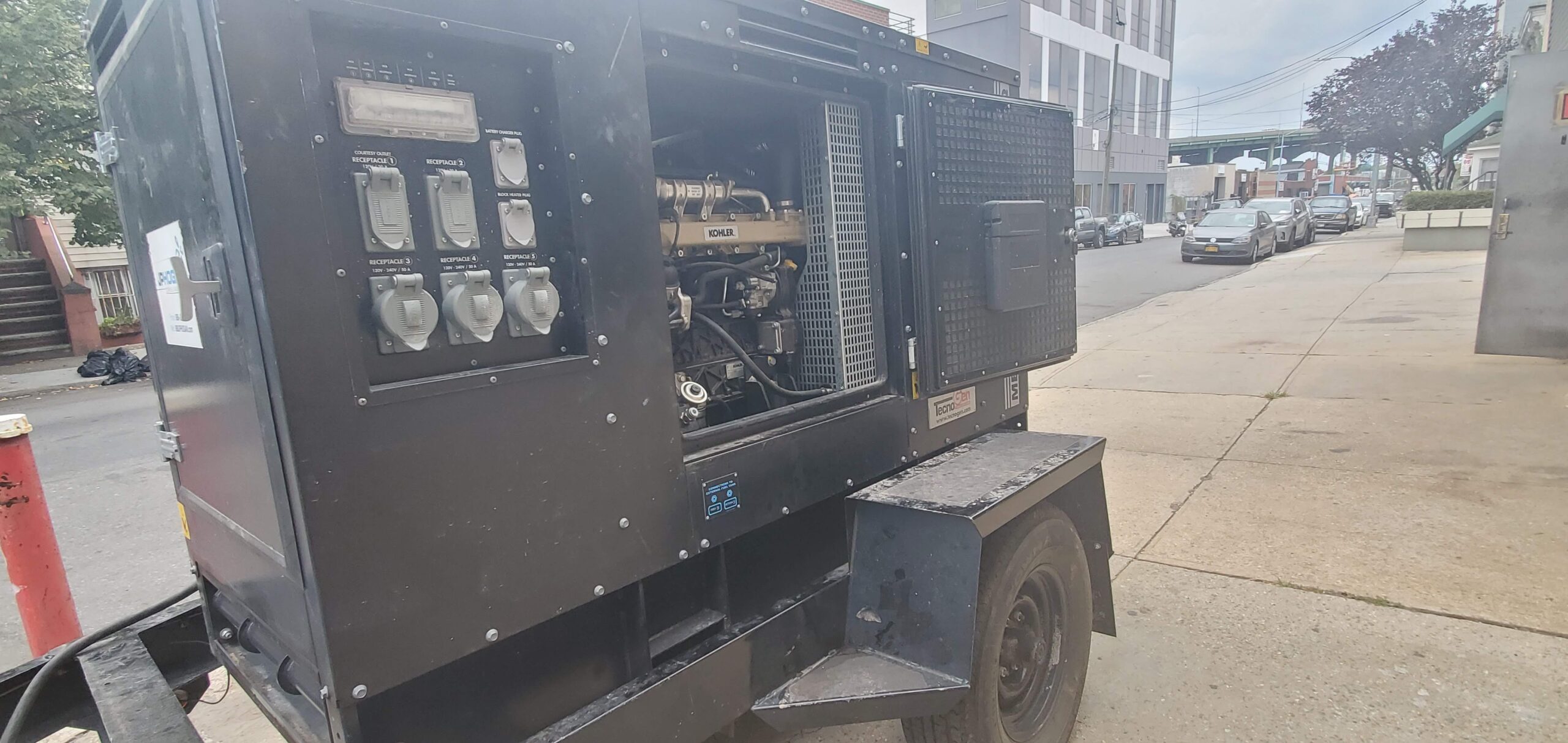 Industrial pump motor system with piping serviced by A2Z Pump Repair